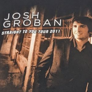 Josh Groban 2011 Straight To You Tour with Concert locations on Back Large
